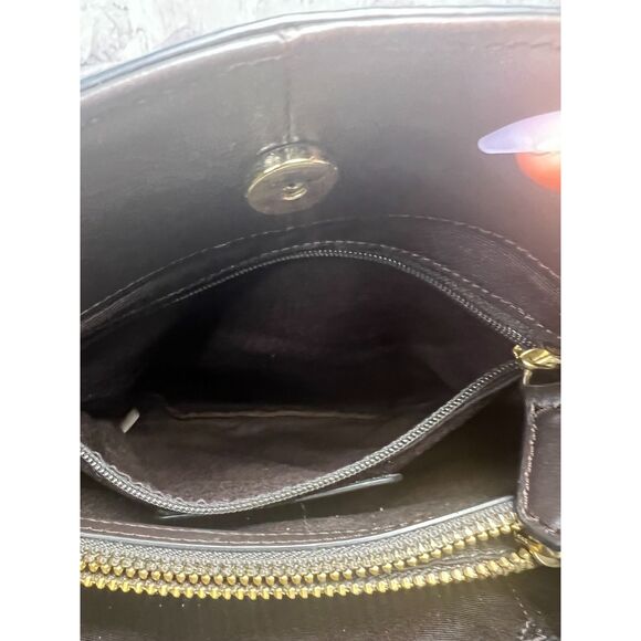 Coach Minetta Python Satchel with Crossbody Strap - Picture 14 of 15